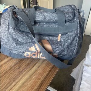Adidas Gray and Copper Travel Bag